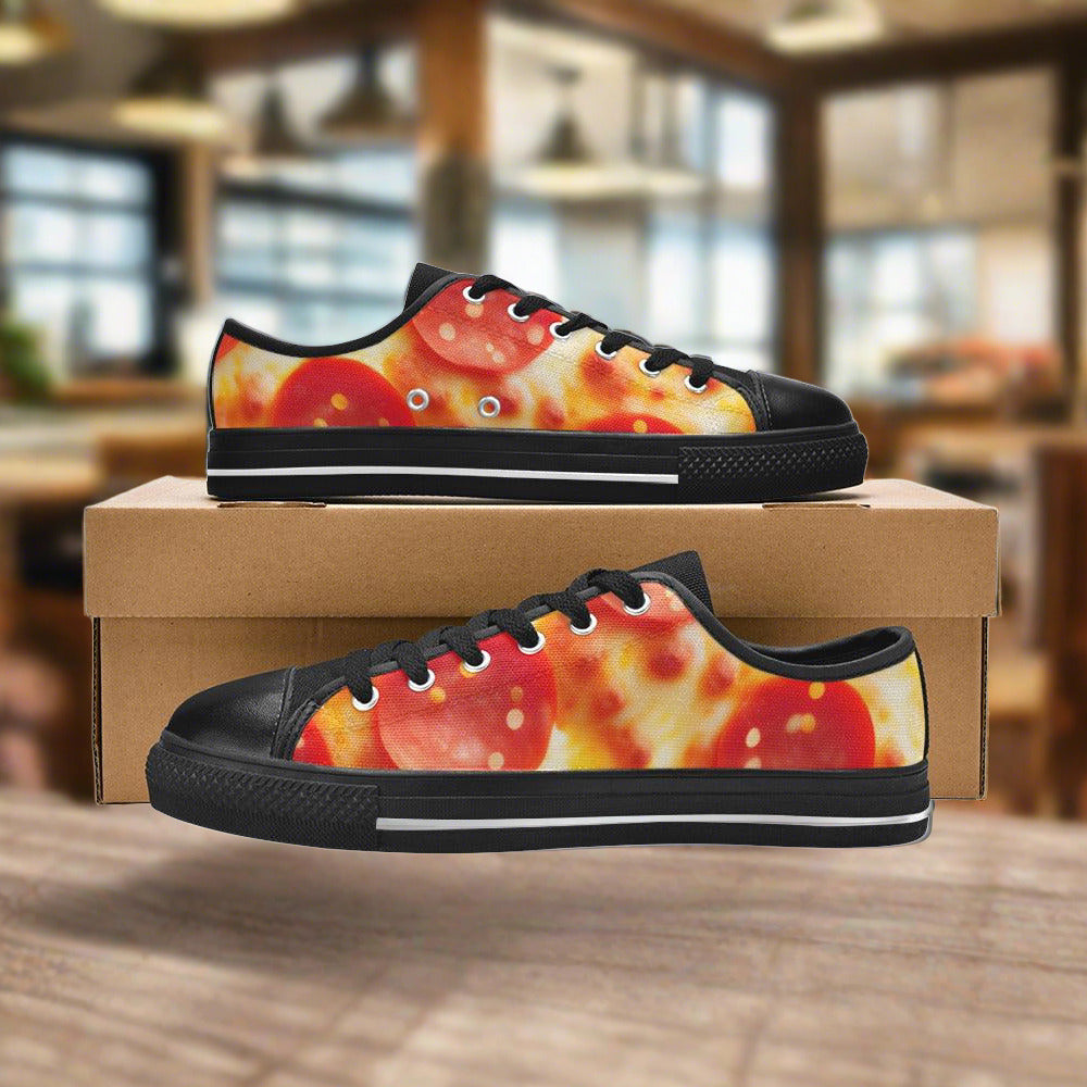 Pepperoni Pizza Cheese Closeup Men