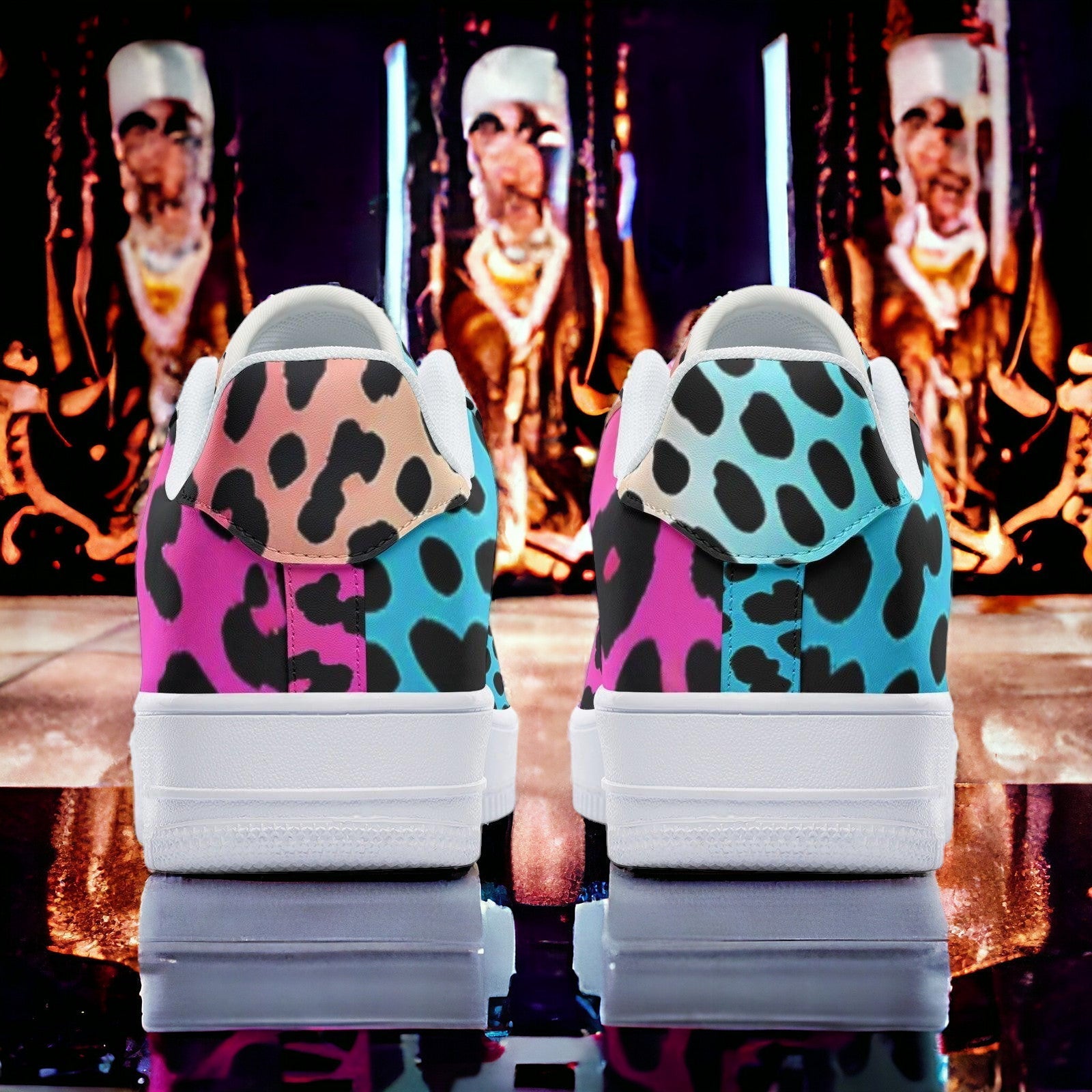 Gradient Leopard Print