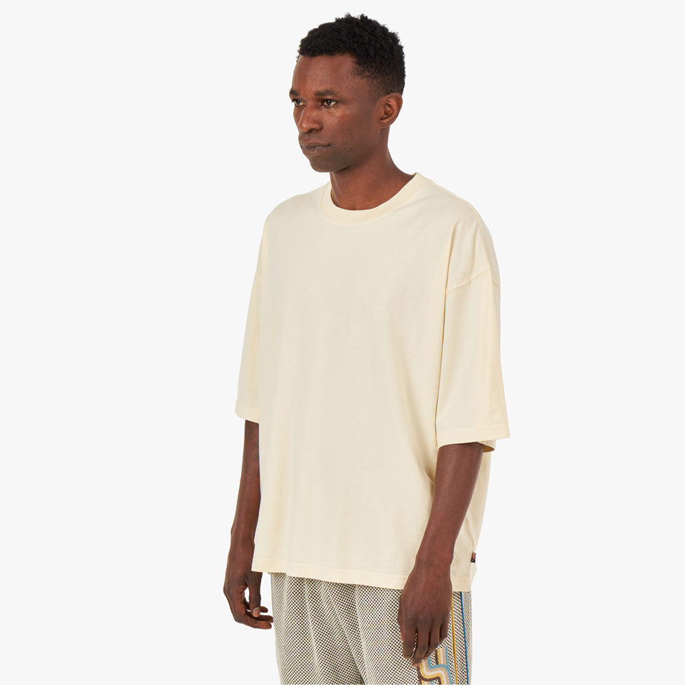 Honor the Gift Crest Logo Box T-shirt / Cream
