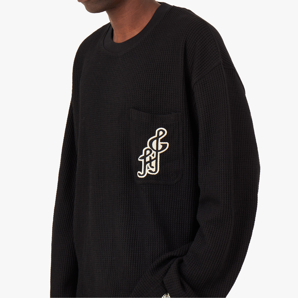 Honor The Gift Notes Long Sleeve Waffle / Black