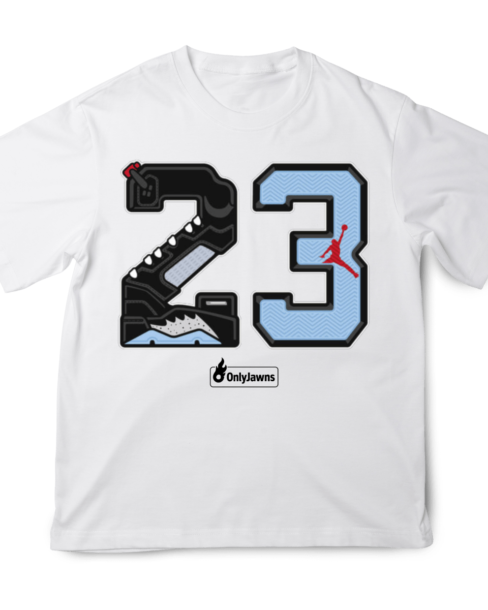 Jordan 5 Metallic 23 - Original Jawns - White T-Shirt