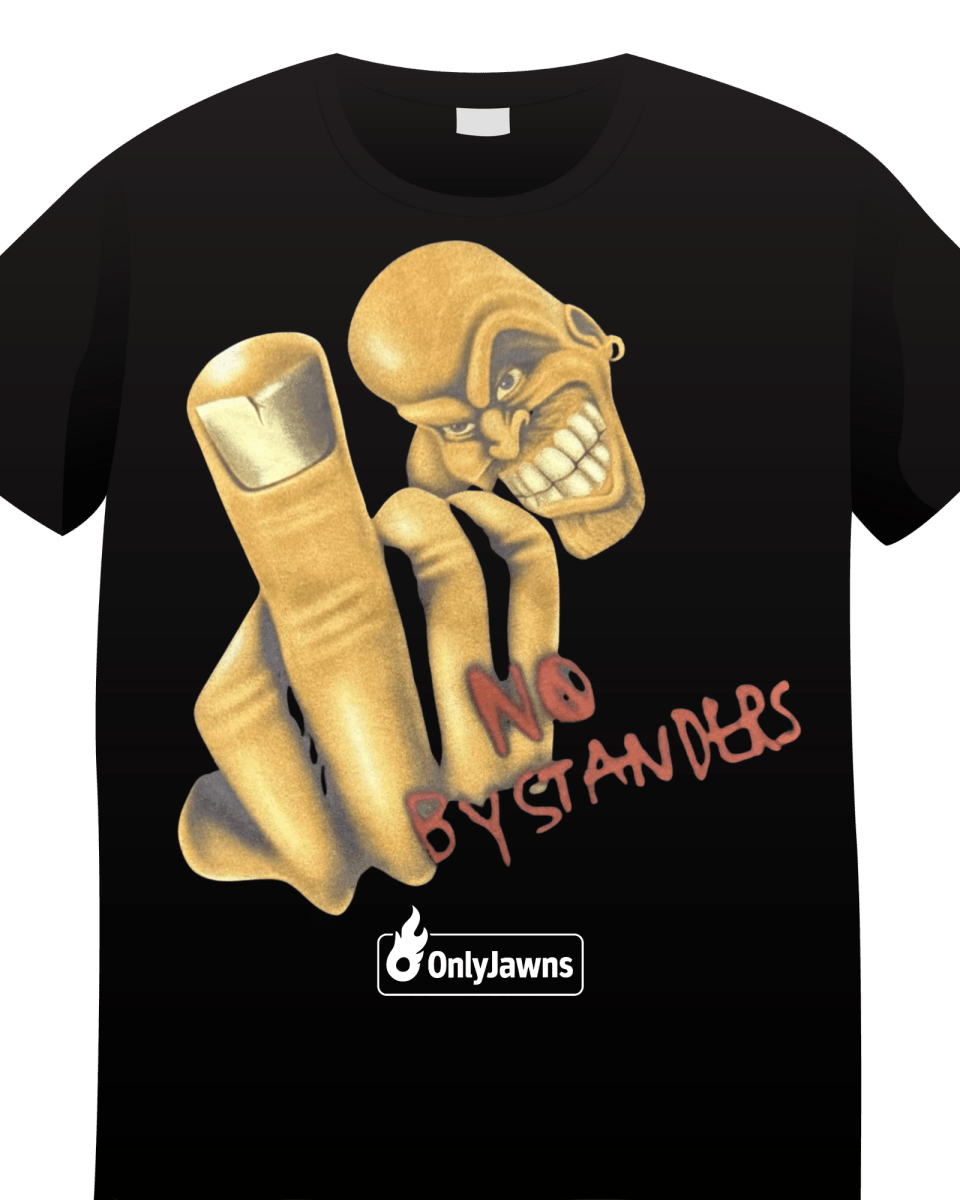 No Bystanders - Original Jawns - Black T-Shirt