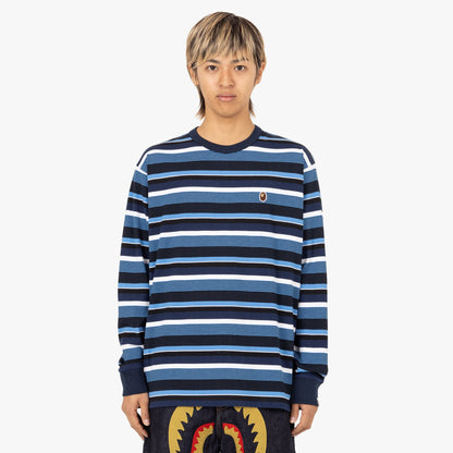 BAPE Head One Point Hoop Long Sleeve / Navy