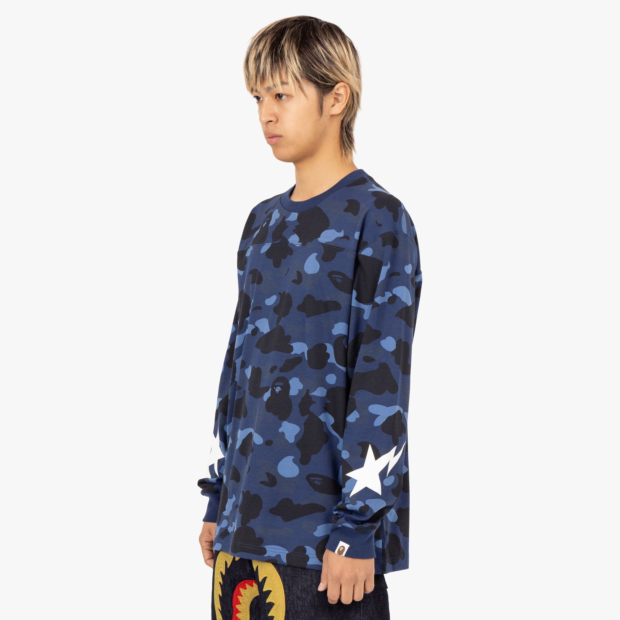 BAPE Color Camo Long Sleeve / Navy
