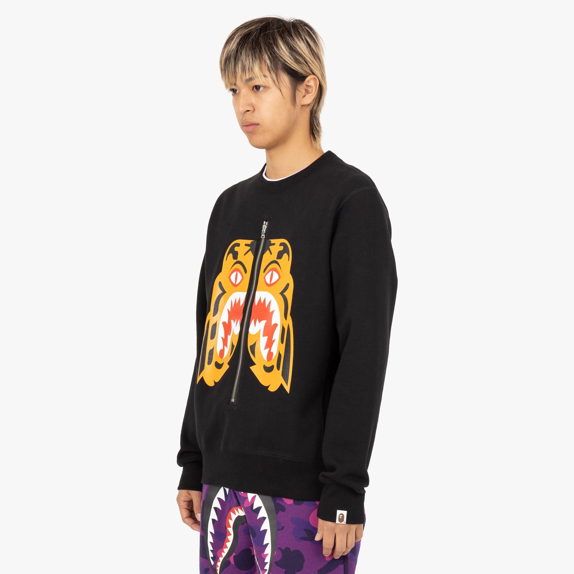BAPE Tiger Crewneck / Black