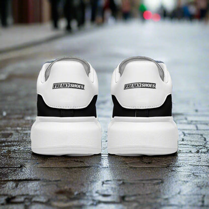 Freaky Shoes® Black Lace Up Sneakers