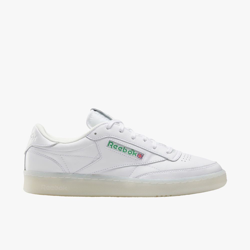 Reebok Club C 85 Vintage White / Glen Green - Vector Red