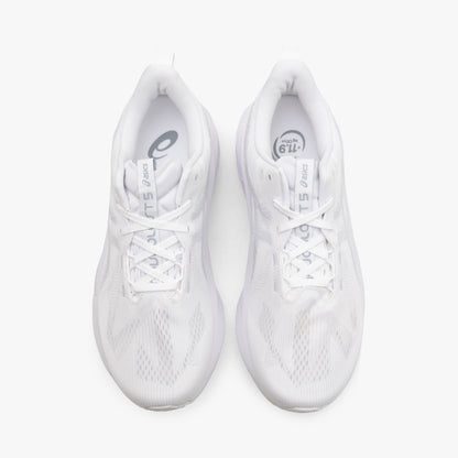 ASICS Novablast 5 White / Piedmont Grey