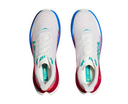 MEN'S HOKA MACH 5 | WHITE/ FLAME