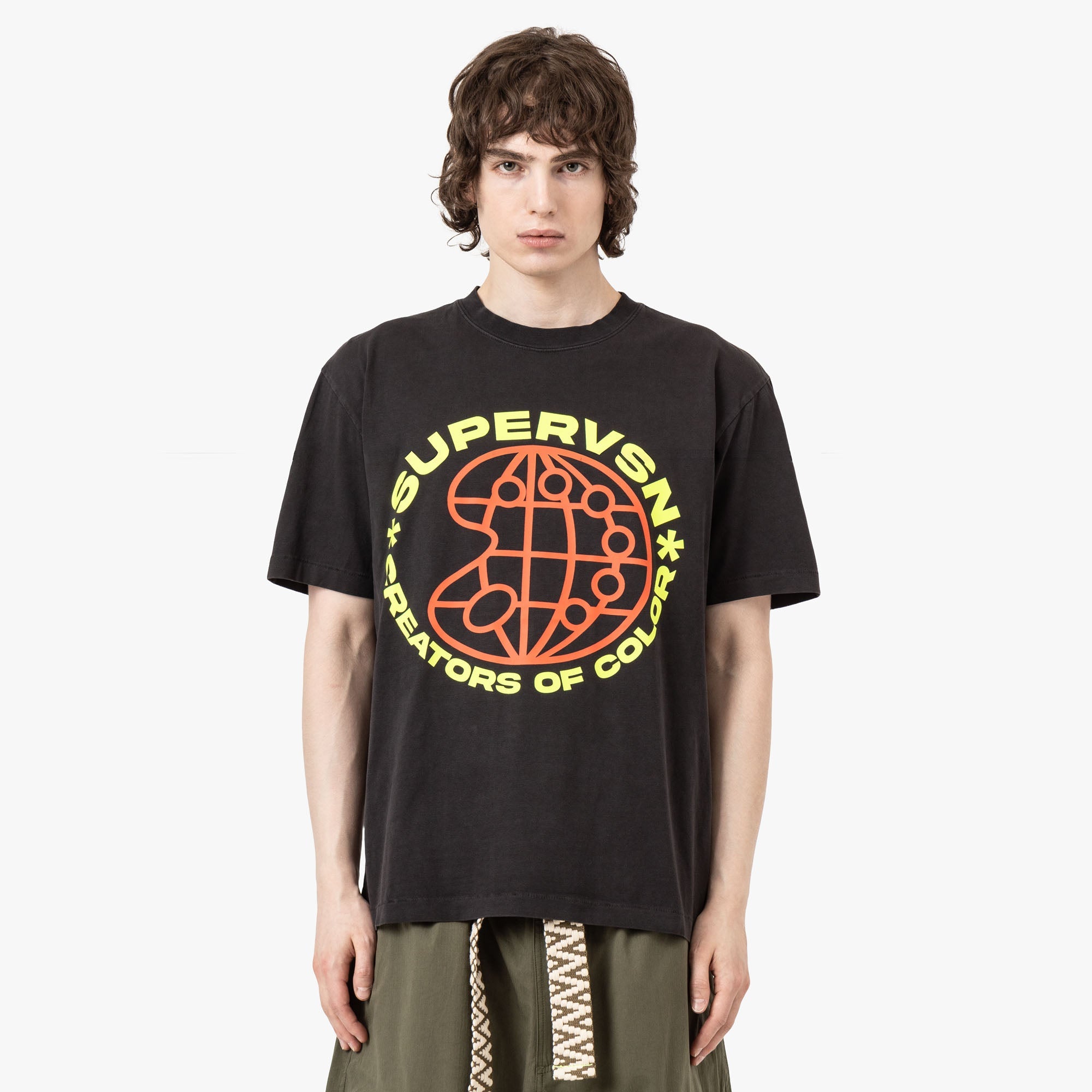 Supervsn Creators Of Color T-Shirt / Vintage Black