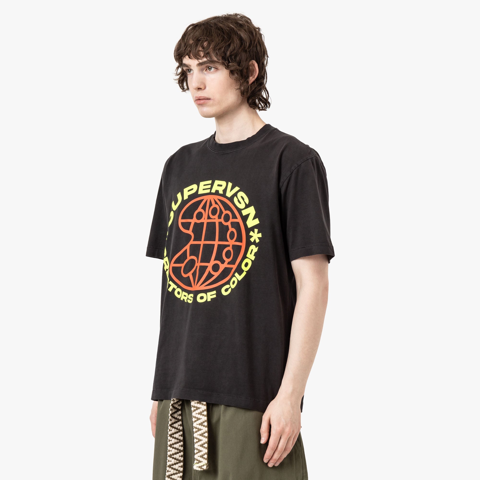 Supervsn Creators Of Color T-Shirt / Vintage Black