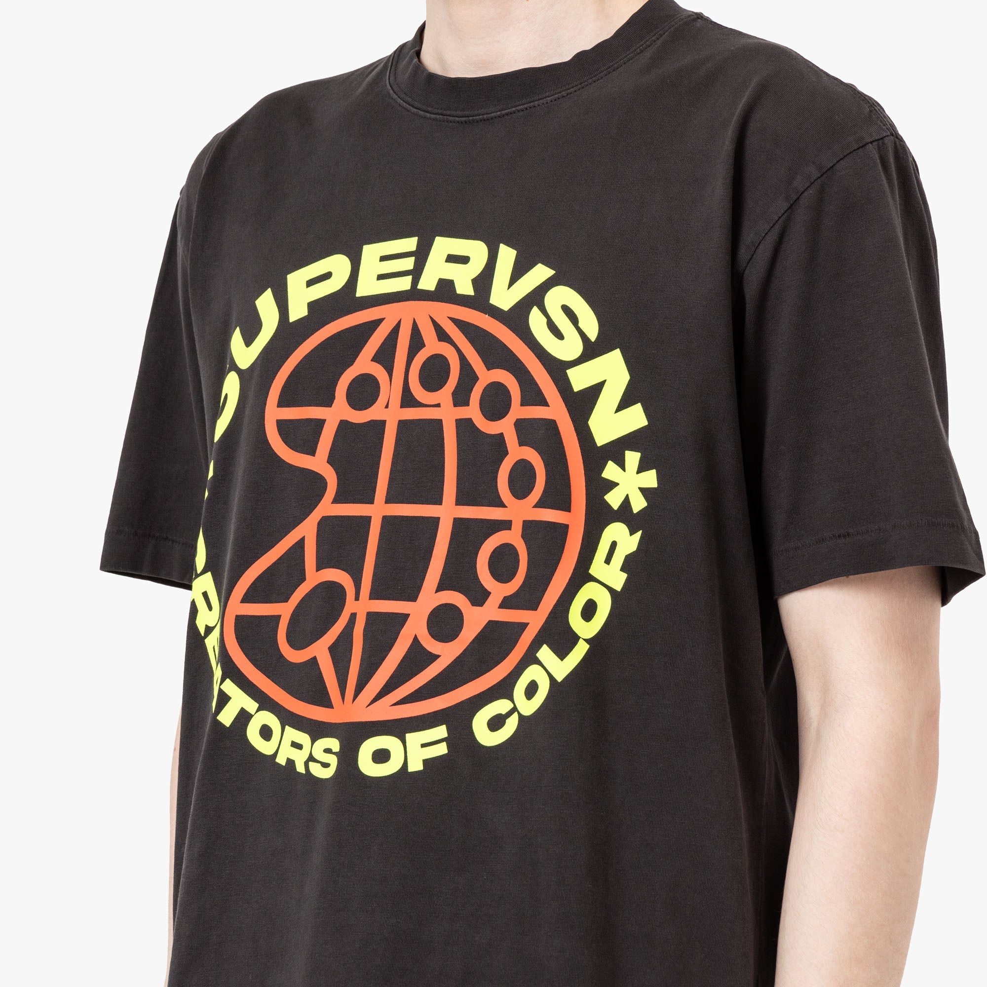 Supervsn Creators Of Color T-Shirt / Vintage Black