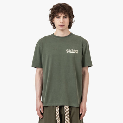 Supervsn Adinkra Studio T-Shirt / Moss