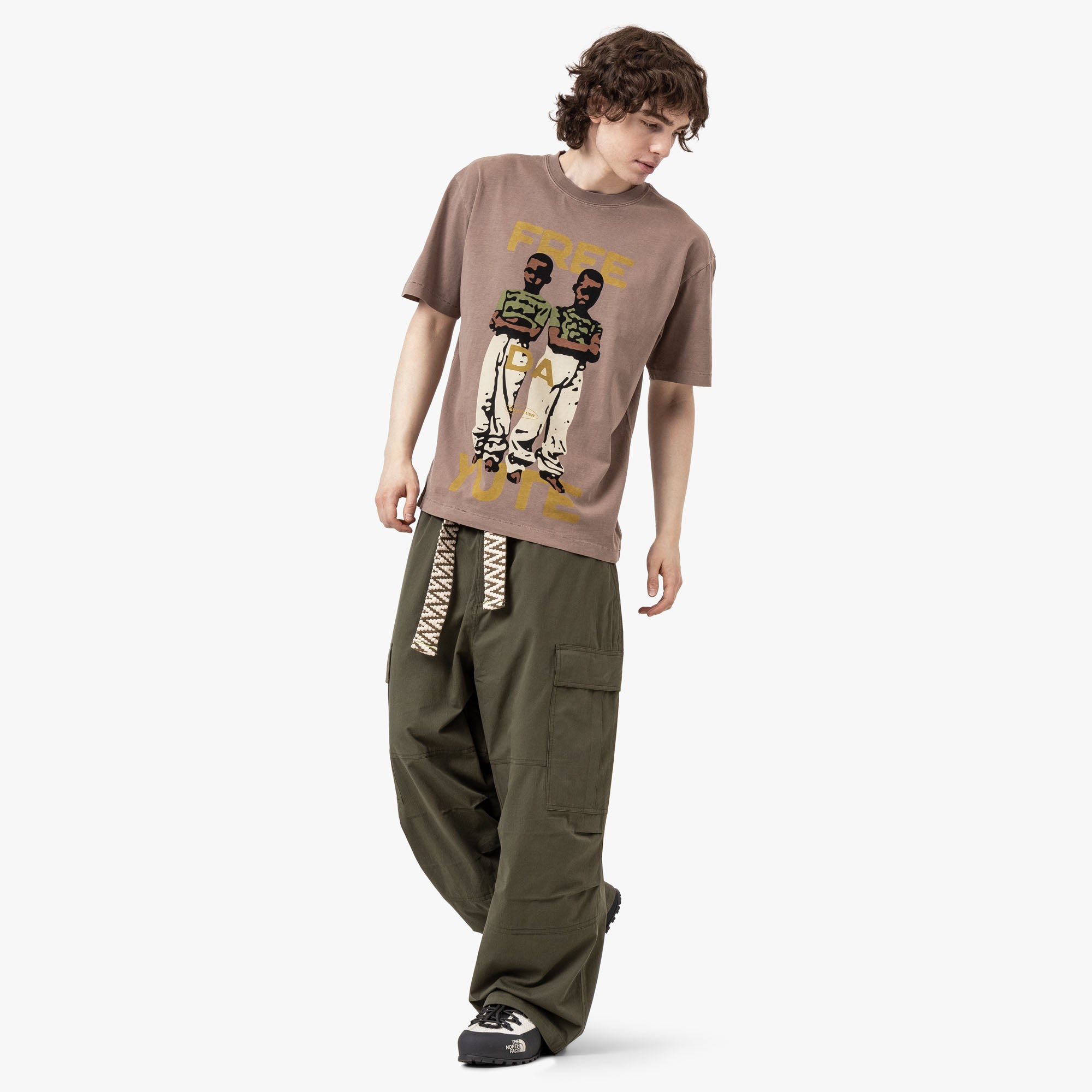 Supervsn Free Da Yute T-Shirt / Aloewood