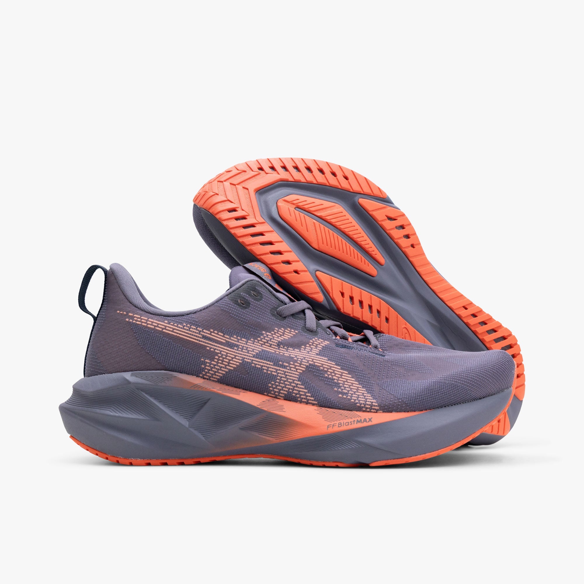 ASICS Novablast 5 Greyish Purple / Coral Reef