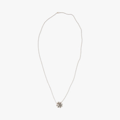 Maple Orbit Pendant with Ball Chain / Silver 925