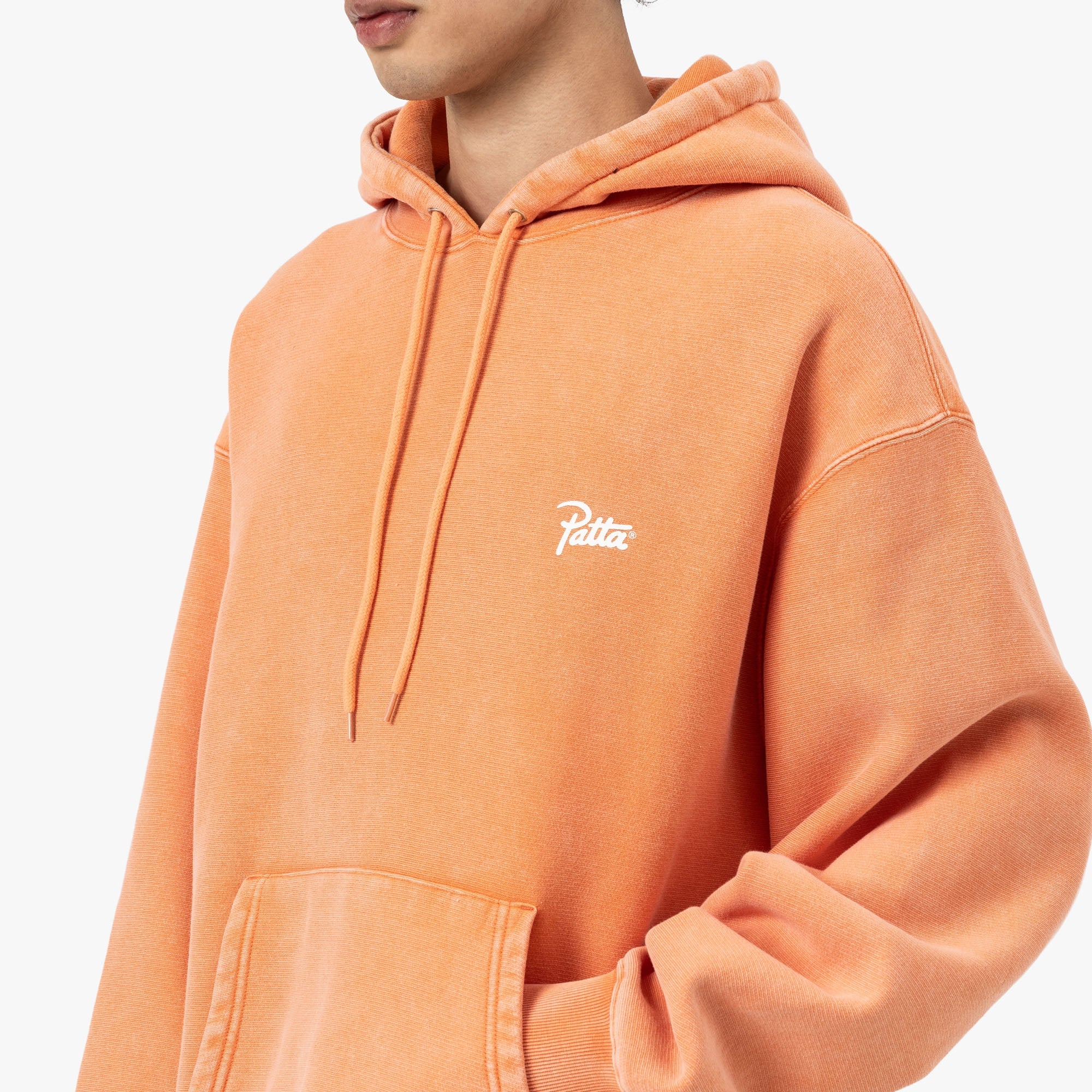 Patta Classic Washed Hooded Sweater Melon