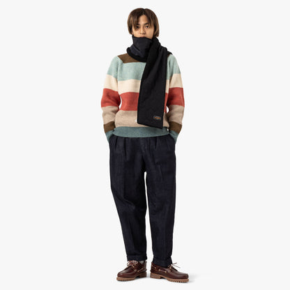 BEAMS PLUS Crew / Multi-Stripe 5G