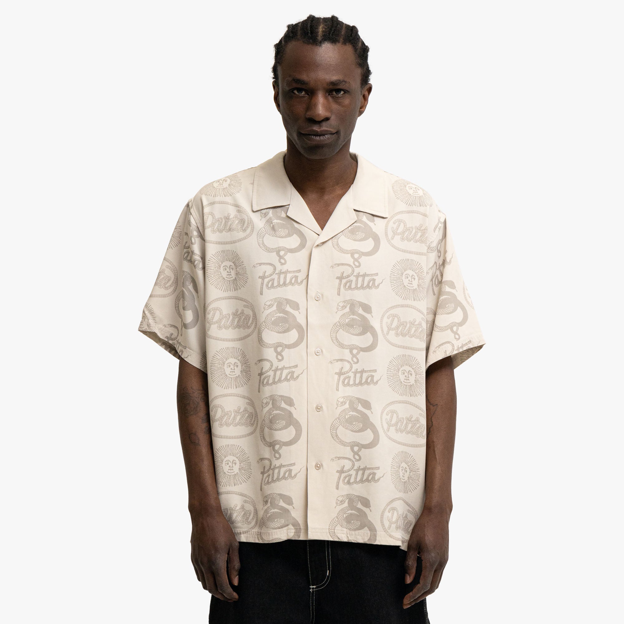 Patta Serpentes Summer Shirt Pumice Stone