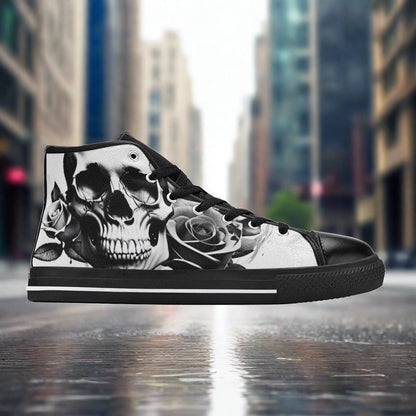 Grey Skull & Roses Men