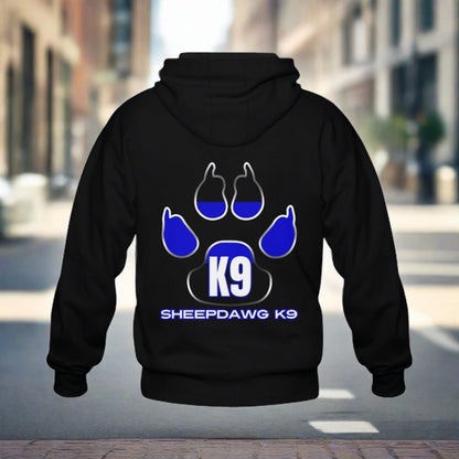 k9 Gildan Full Zip Hooded Sweatshirt