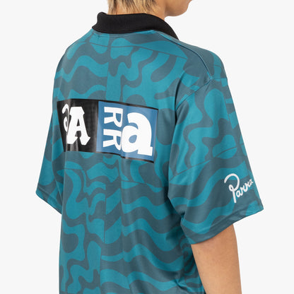by Parra Flage Polo Shirt / Deep Sea Green