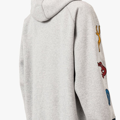 by Parra La Chambre Hoodie Heather Grey