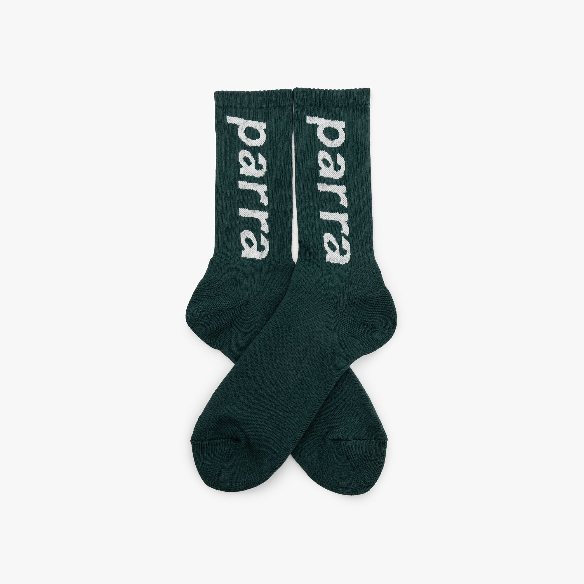 by Parra Lower Case Socks Pine Green