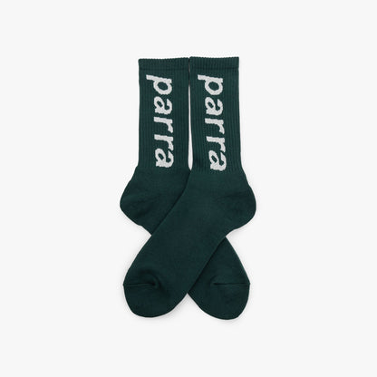 by Parra Lower Case Socks Pine Green