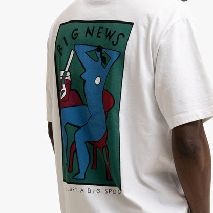 by Parra Big News T-Shirt White