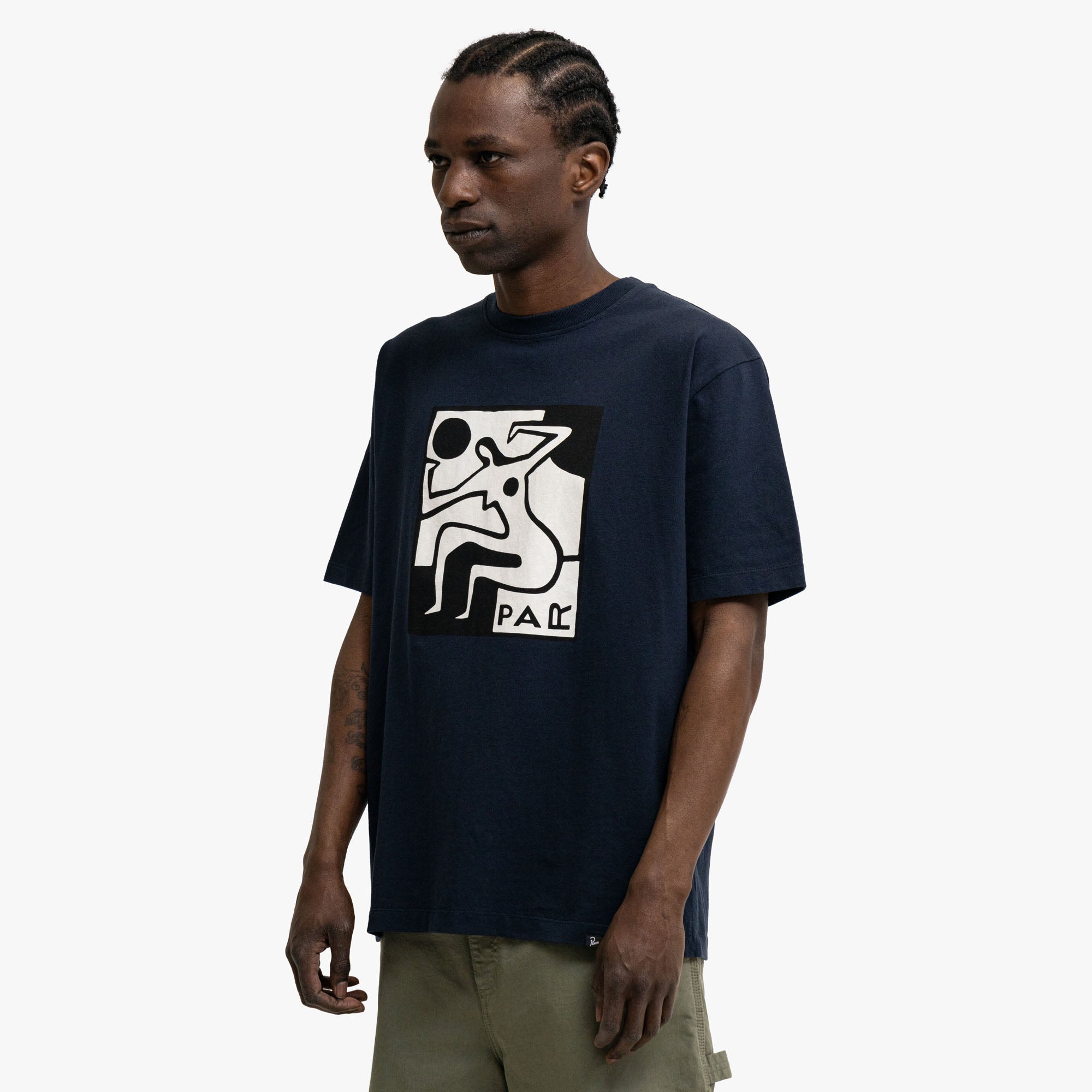 by Parra Ball Sports T-Shirt Navy Blue