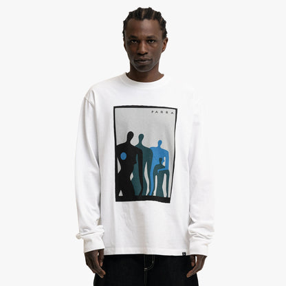 by Parra The Visitors Longsleeve White