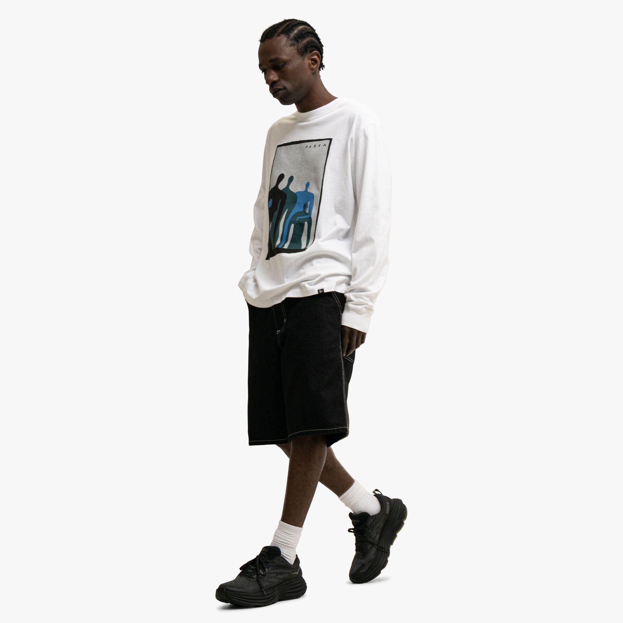 by Parra The Visitors Longsleeve White