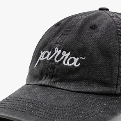 by Parra Scripted Hat Washed Black