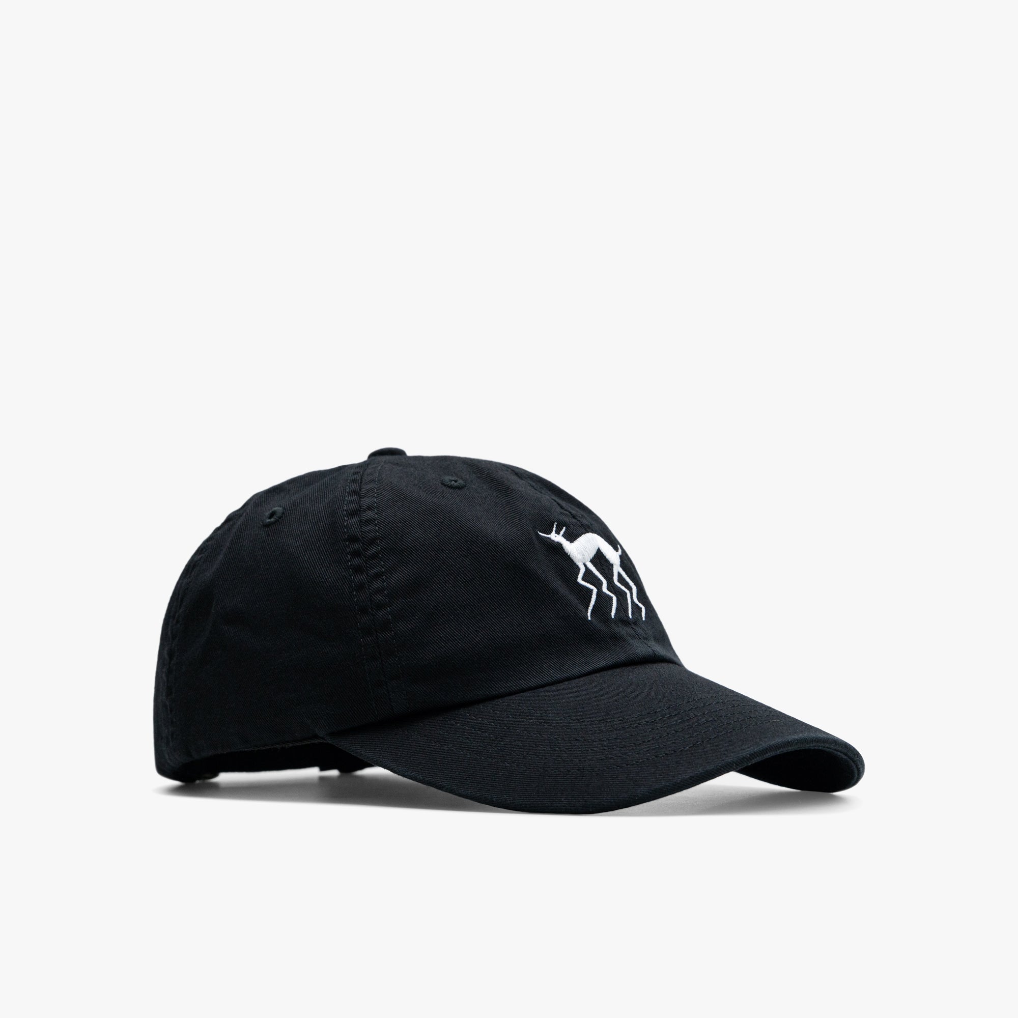 by Parra Spikey Legs 6 Panel Hat Black