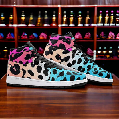 Gradient Leopard Print