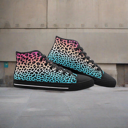 Gradient Leopard Print