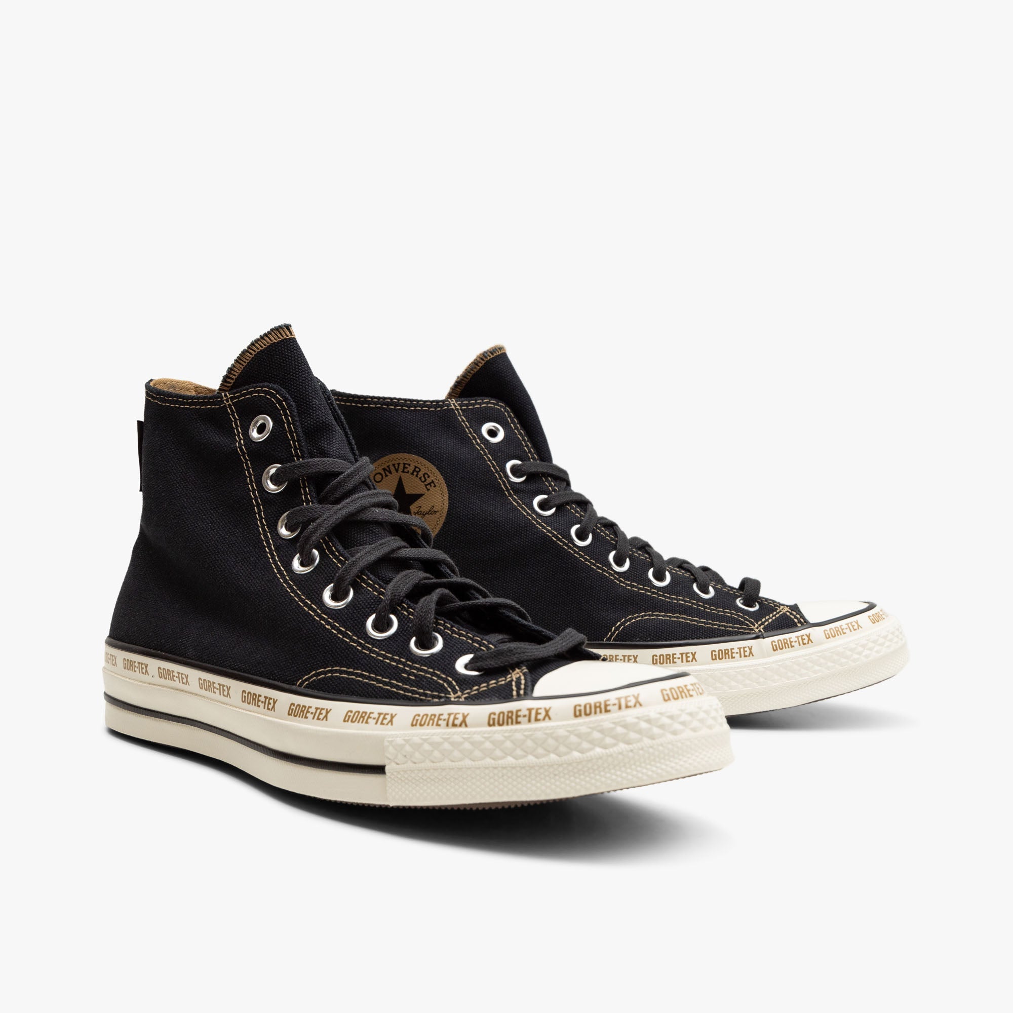 Converse Chuck 70 Hi GTX Black / Toadstool Tan - Egret