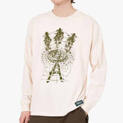 Afield Out STONE L/S T-Shirt Bone
