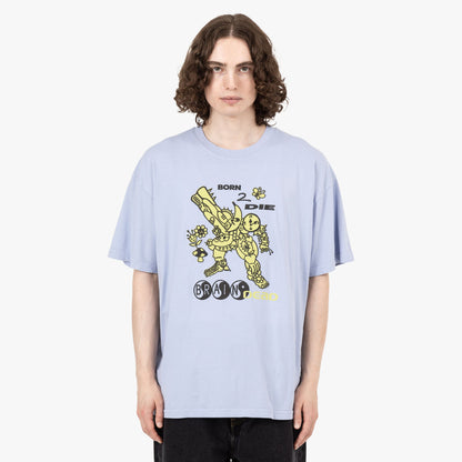 Brain Dead Born 2 Die T-shirt / Periwinkle