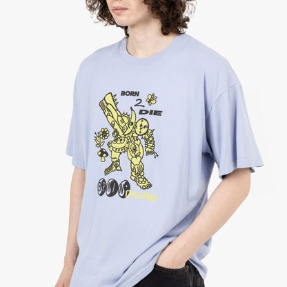 Brain Dead Born 2 Die T-shirt / Periwinkle
