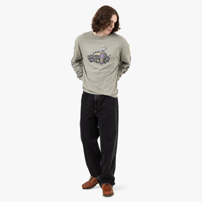 Brain Dead Bio Dog Long Sleeve T-shirt / Seagrass