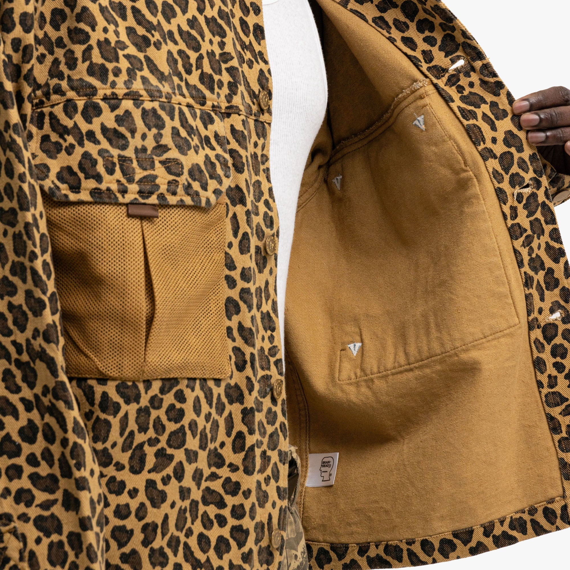 Brain Dead Chore Jacket Leopard
