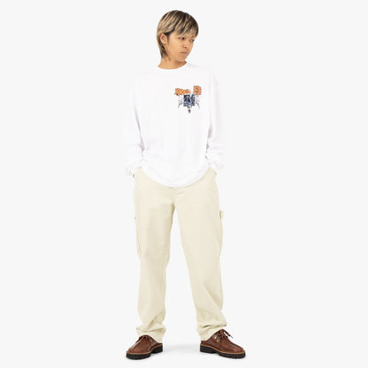 Brain Dead Cosmic Debris L/S Shirt / White