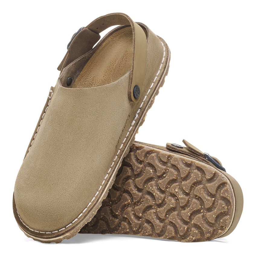 UNISEX BIRKENSTOCK LUTRY PREMIUM SUEDE | GRAY TAUPE