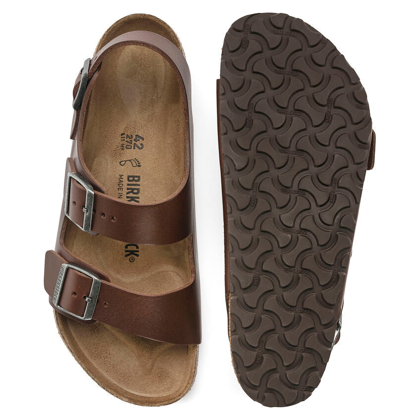 MEN'S BIRKENSTOCK MILANO GRIP | VINTAGE ROAST LEATHER