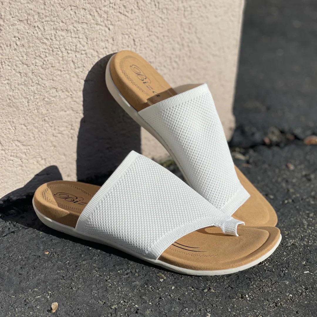 WOMEN'S BIZA LAVISH SANDAL | WHITE