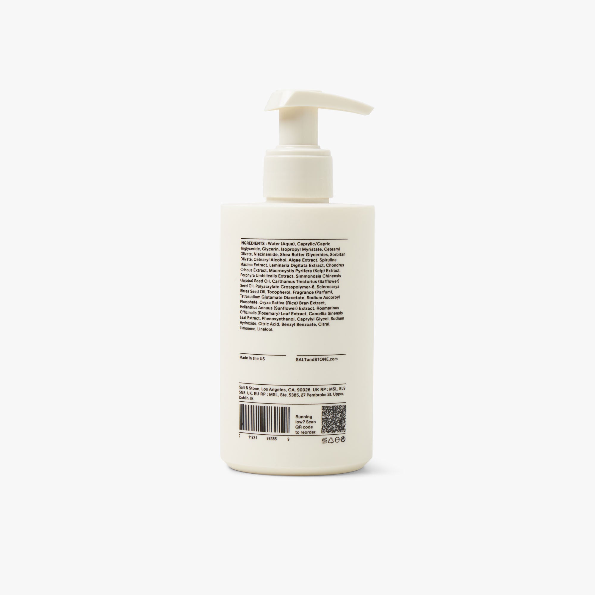 SALT & STONE Body Lotion / Bergamont & Hinoki