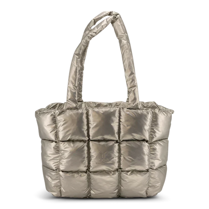 C.O.B by CULTURE OF BRAVE BIGTIME TOTE HANDBAG | CHAMPAGNE