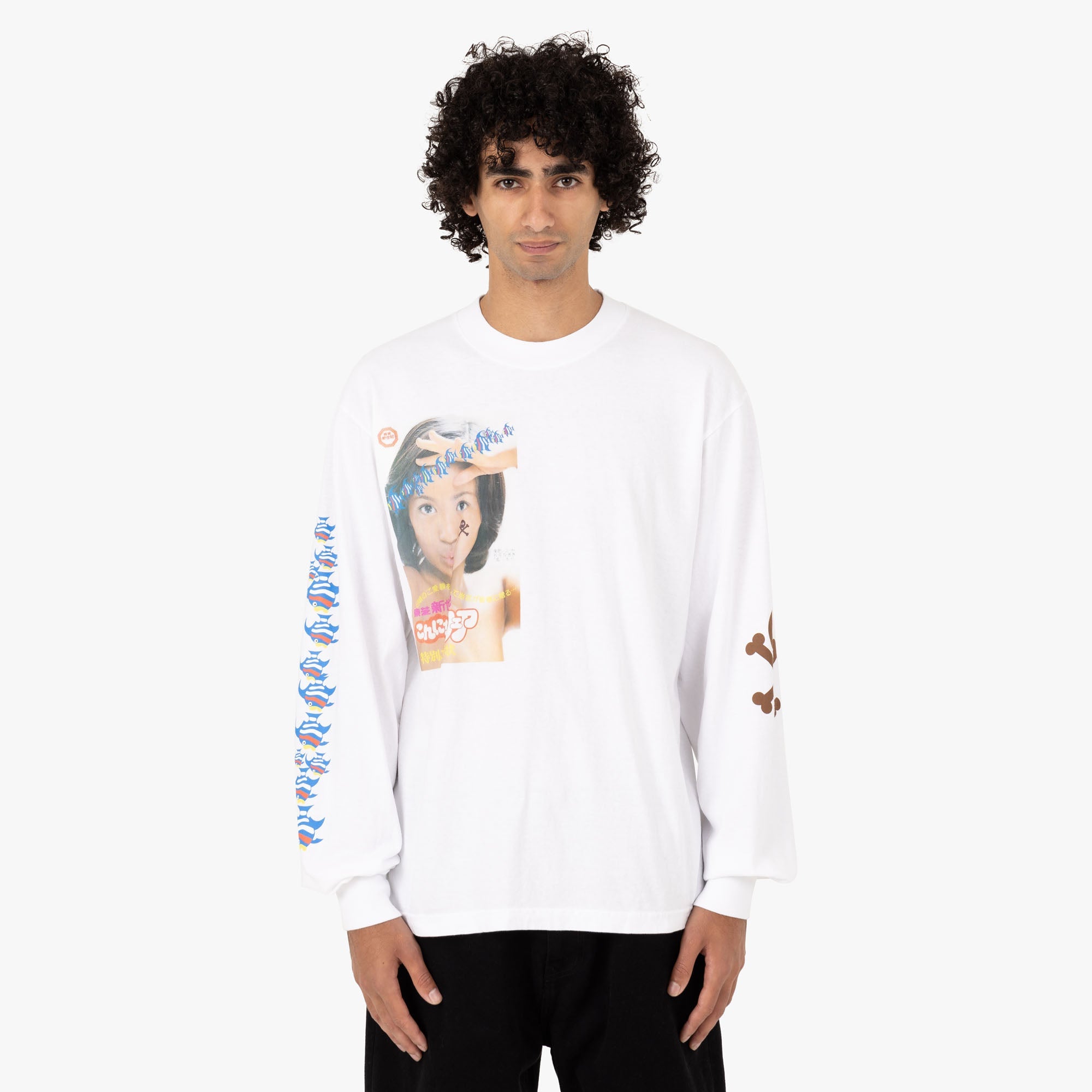 b.Eautiful Fair Long Sleeve Shirt / White